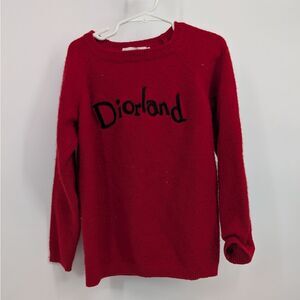 Dior Red Kids Sweater